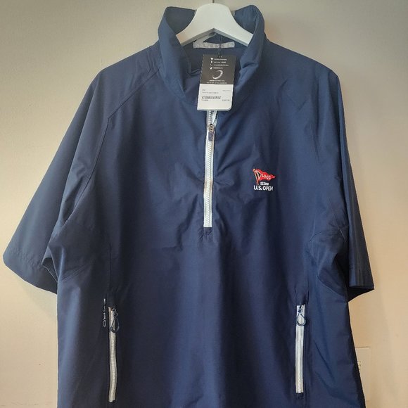 Zero Restriction 2023 US Open Power Torque 1/4 Zip Short Sleeve Golf Jacket - Picture 1 of 9